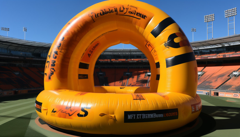 Publicités gonflables pour des événements sportifs : visibilité et engagement